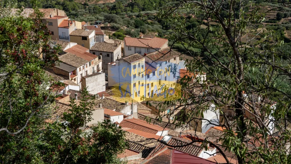 El pueblo de Paüls visto desde su punto más alto